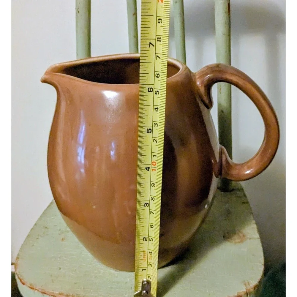 Vintage Russel Wright Iroquois Casual China Nutmeg Brown Pitcher